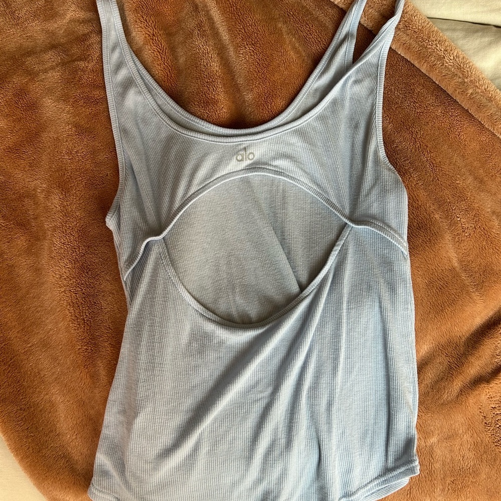 Women's Alo Yoga Light blue Tank Top
